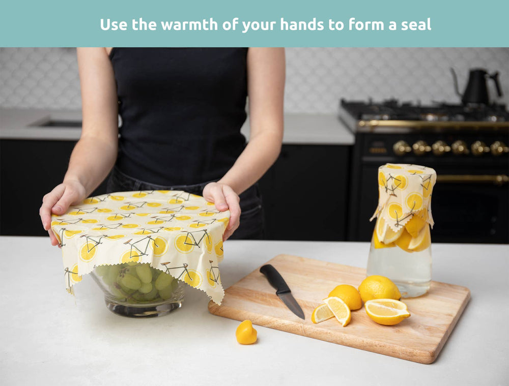 Beeswax Wraps - Zest  (Set of 3)