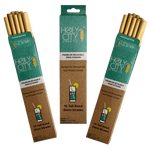 Tall Reusable Reed Straw Bundle - 3 Pack