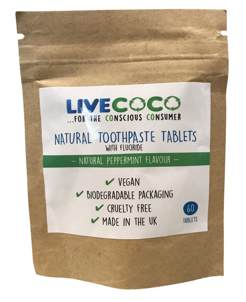 Zero Waste Toothpaste Tablets - Fresh Peppermint