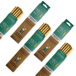 Tall Reusable Reed Straw Bundle - 5 Pack