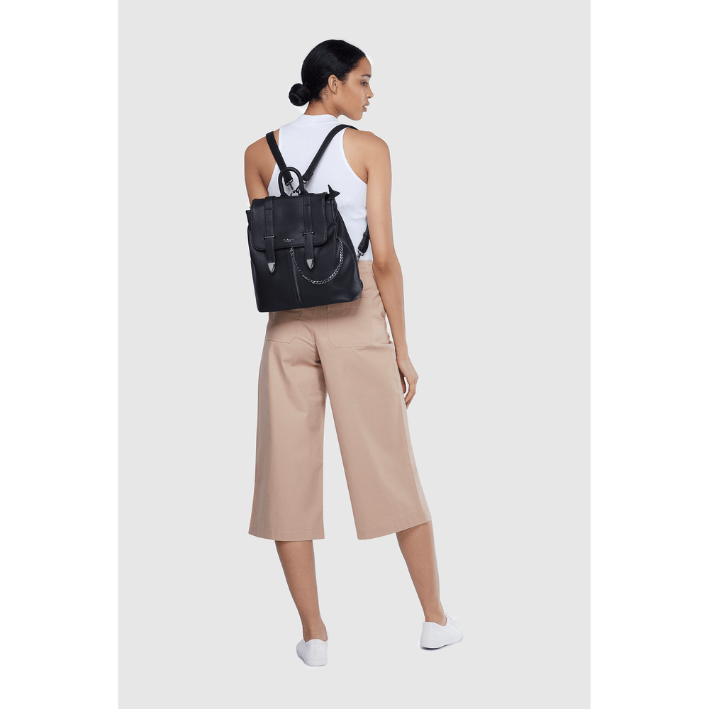 Agnes Black Vegan Backpack