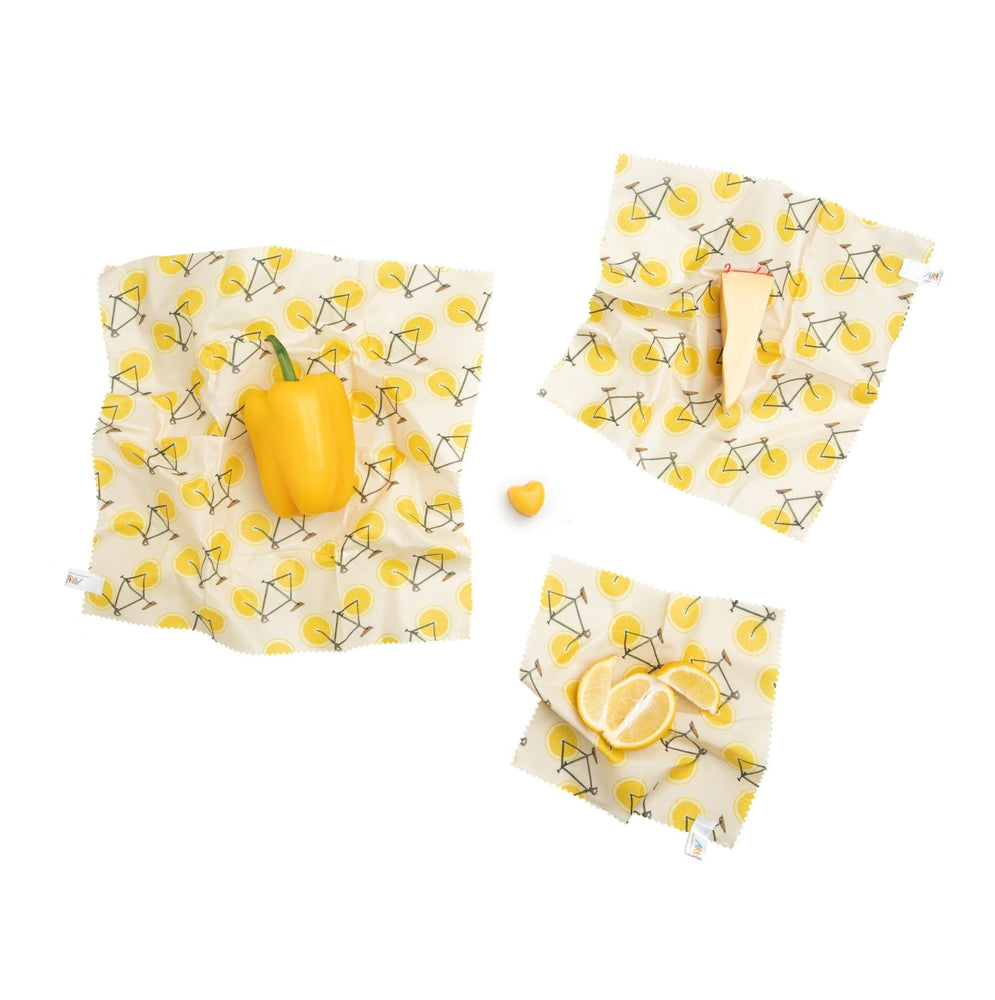 Beeswax Wraps - Zest  (Set of 3)