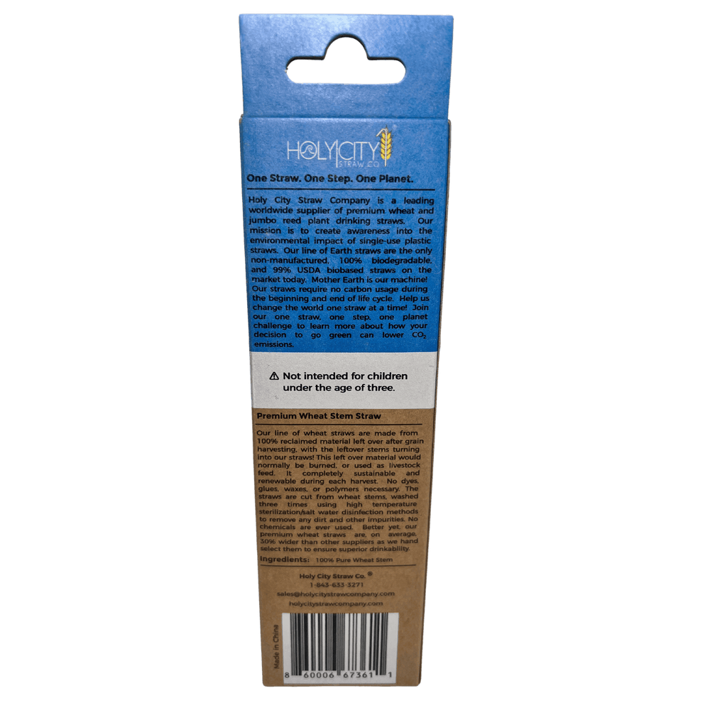 Cocktail Wheat Stem Drinking Straws | Inner Pack | 10 x 50ct. Boxes