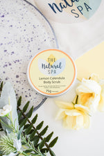 Lemon Calendula, Body Scrub - 3 different size option