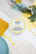 Lemon Calendula, Body Scrub - 3 different size option