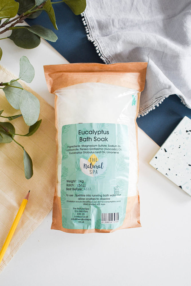 225g Eucalyptus Bath Soak - Compostable pouch