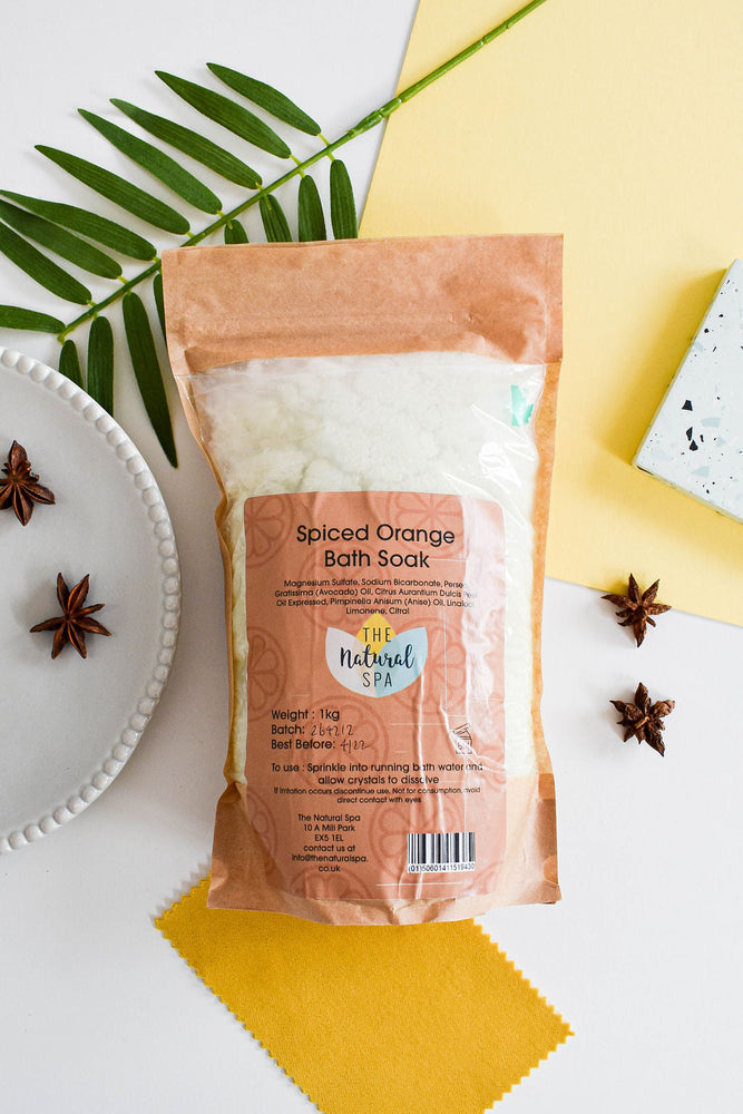 225g Spiced Orange Bath Salts - Compostable pouch