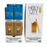 Tall Wheat Drinking Straws | Inner Pack | 10 x 50ct. Boxes