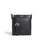 Raven Black Vegan Crossbody Bag