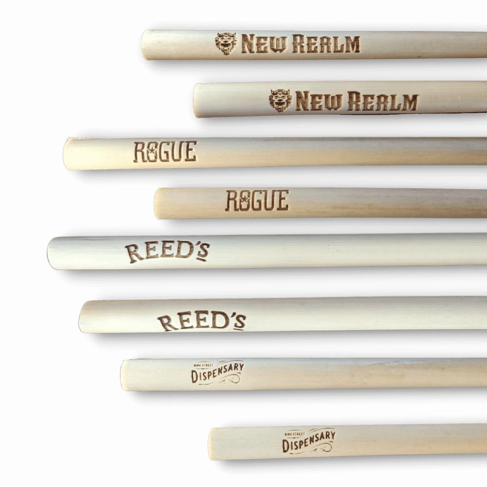 Laser Engraved Reusable Reed Straw