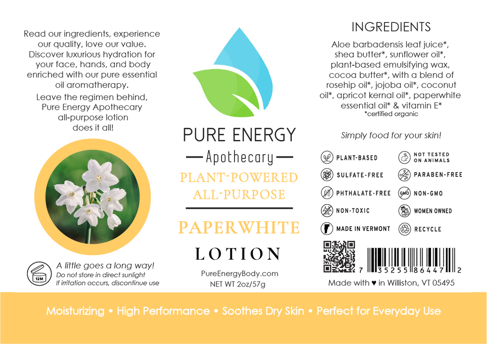 Natural Body Lotion (Paperwhite)