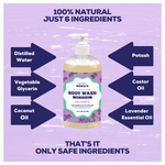 Natural Body Wash 16 FL OZ