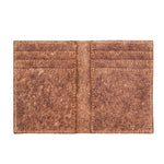 Coconut Leather BiFold Card Wallet - Cutch Brown