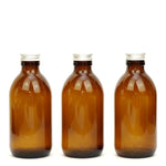 Amber Glass Refillable Bottles