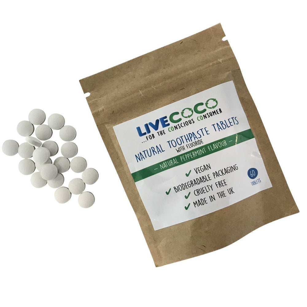 Zero Waste Toothpaste Tablets - Fresh Peppermint