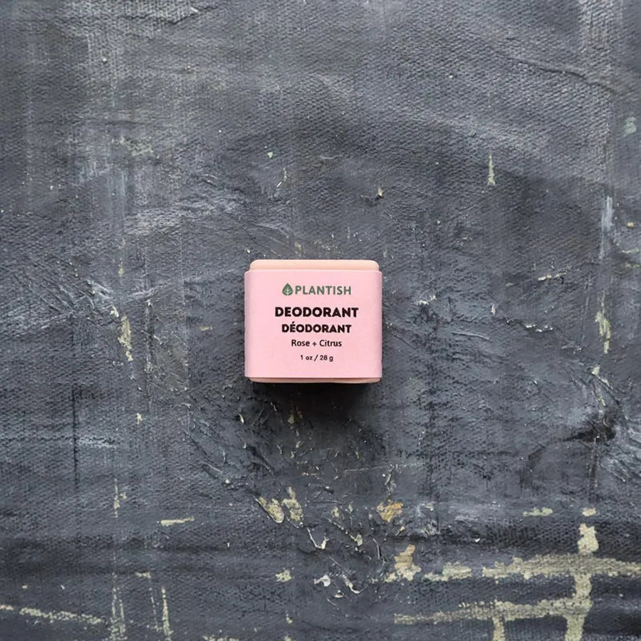 Zero Waste Deodorant Bar - Rose & Citrus